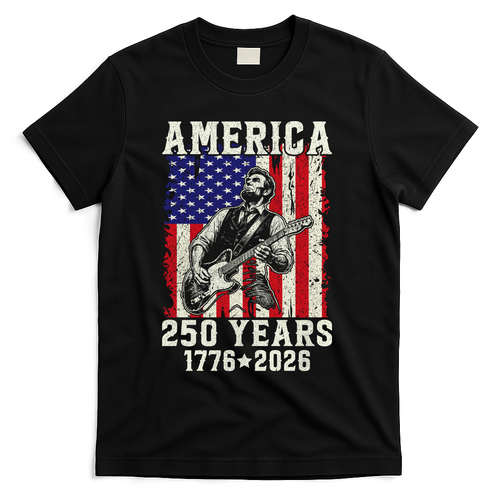 250th Anniversary Abraham Lincoln Guitar 250 Years Birthday product image 2