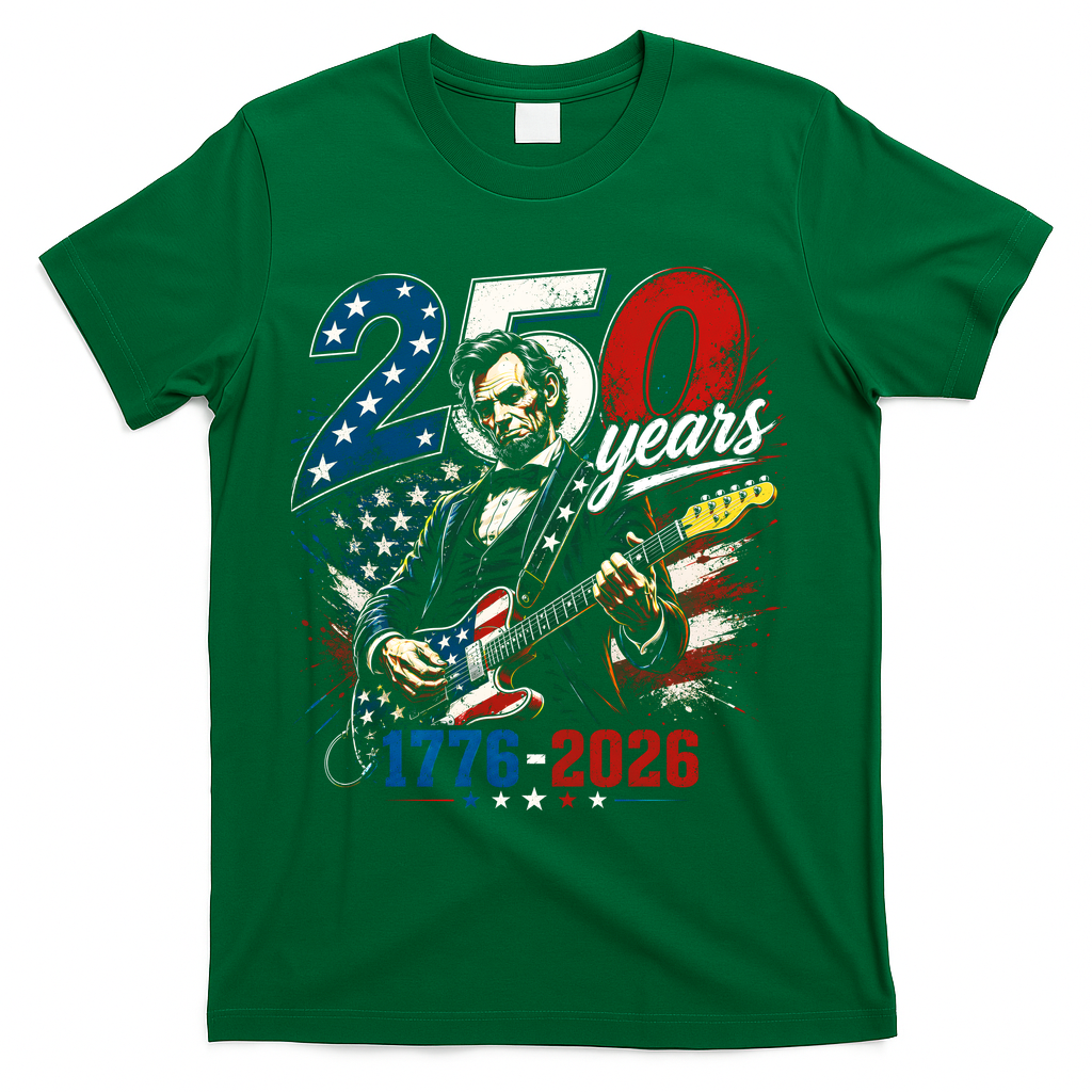 250 Years Abraham Lincoln Guitar July 4th 250th Anniversary product image 4