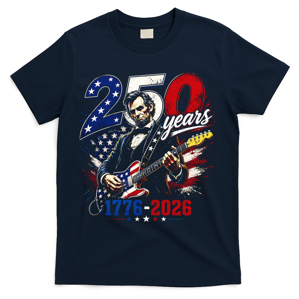 250 Years Abraham Lincoln Guitar July 4th 250th Anniversary product image 3