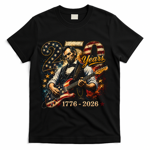 250 Years Abe Lincoln Playing Guitar 250th Anniversary product image 2