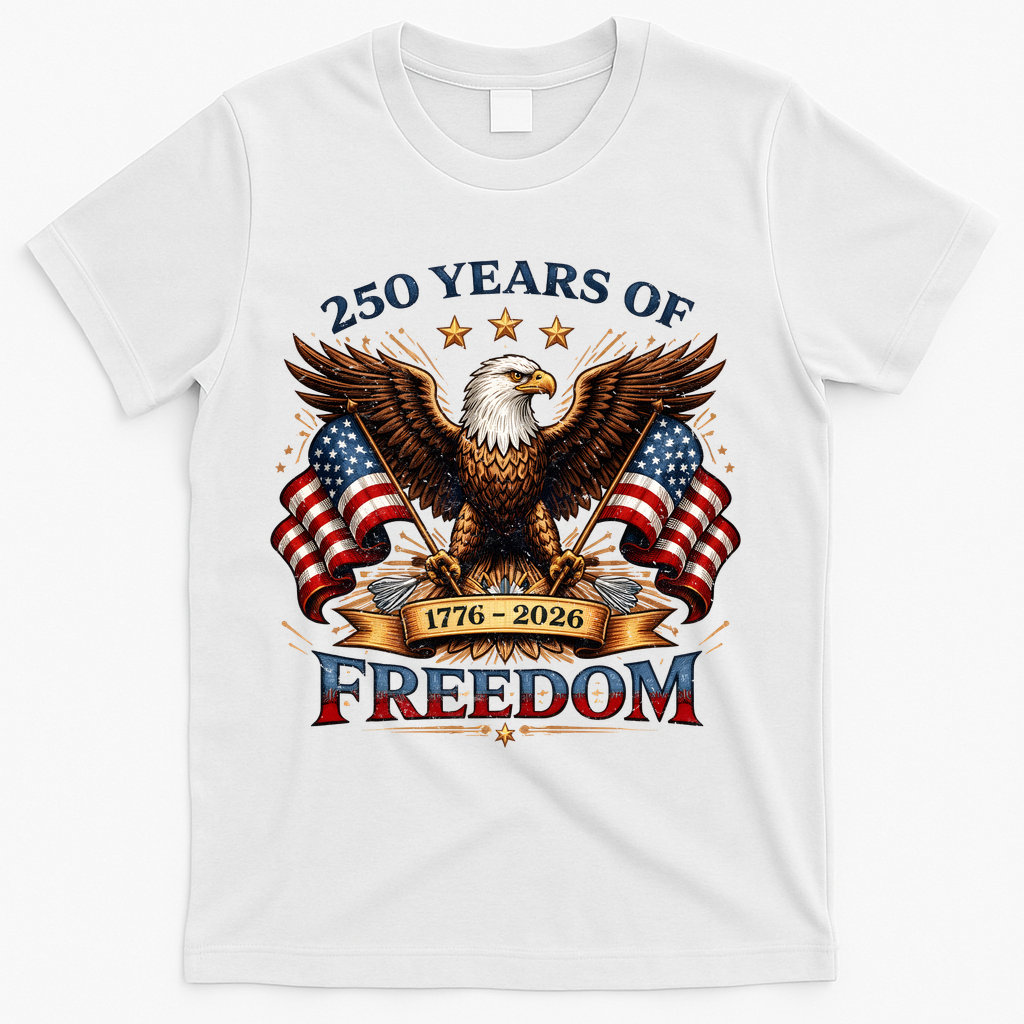 250 Years Of Freedom Eagle 1776 2026 America USA product image 1