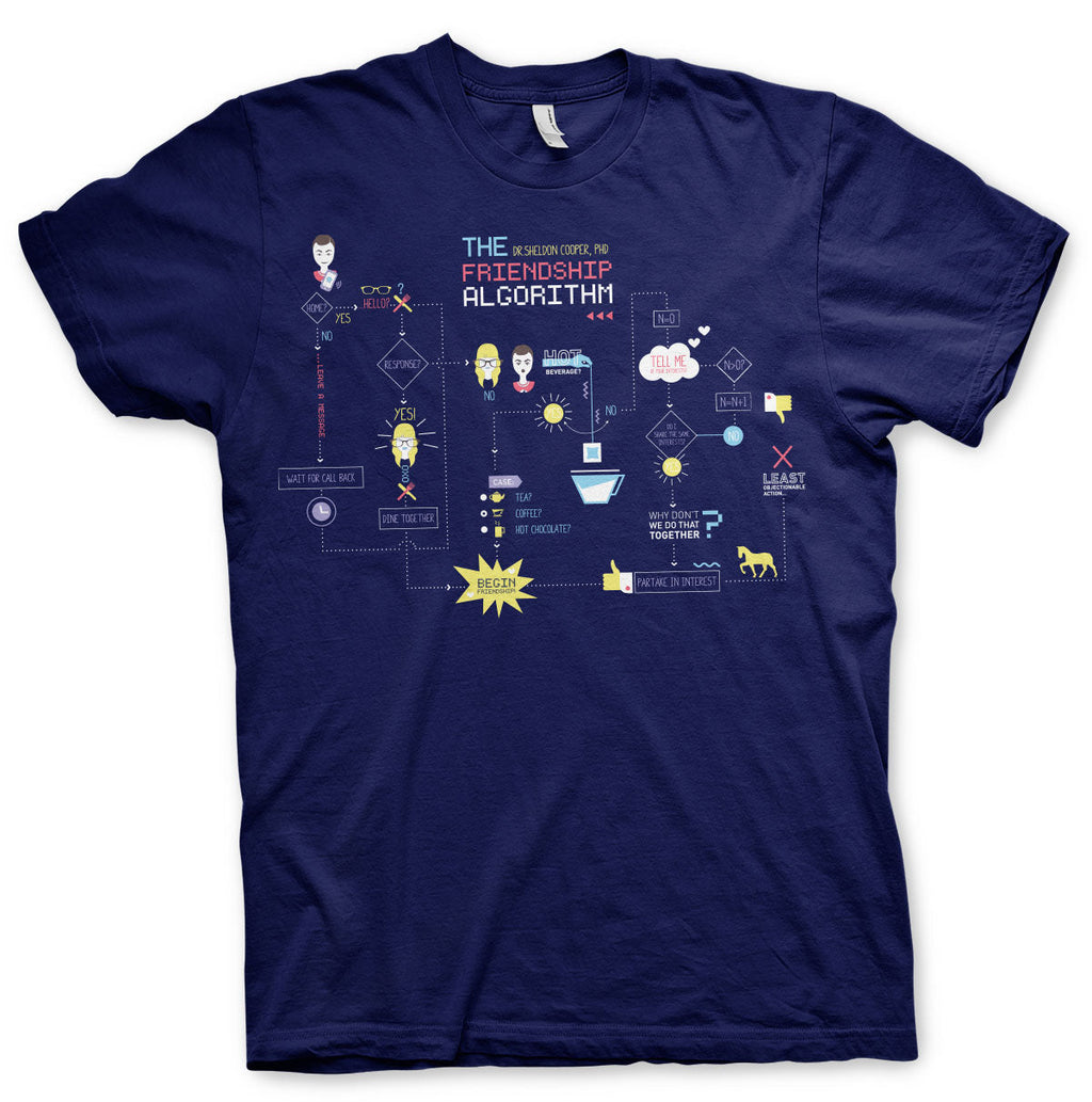 The Big Bang Theory - Friendship Minions Algorithm Mens product image 3