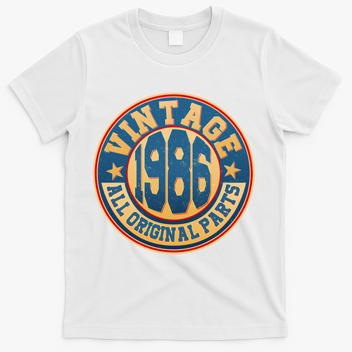 40th Birthday Vintage 1986 All Original Parts Shield Emblem product image 2