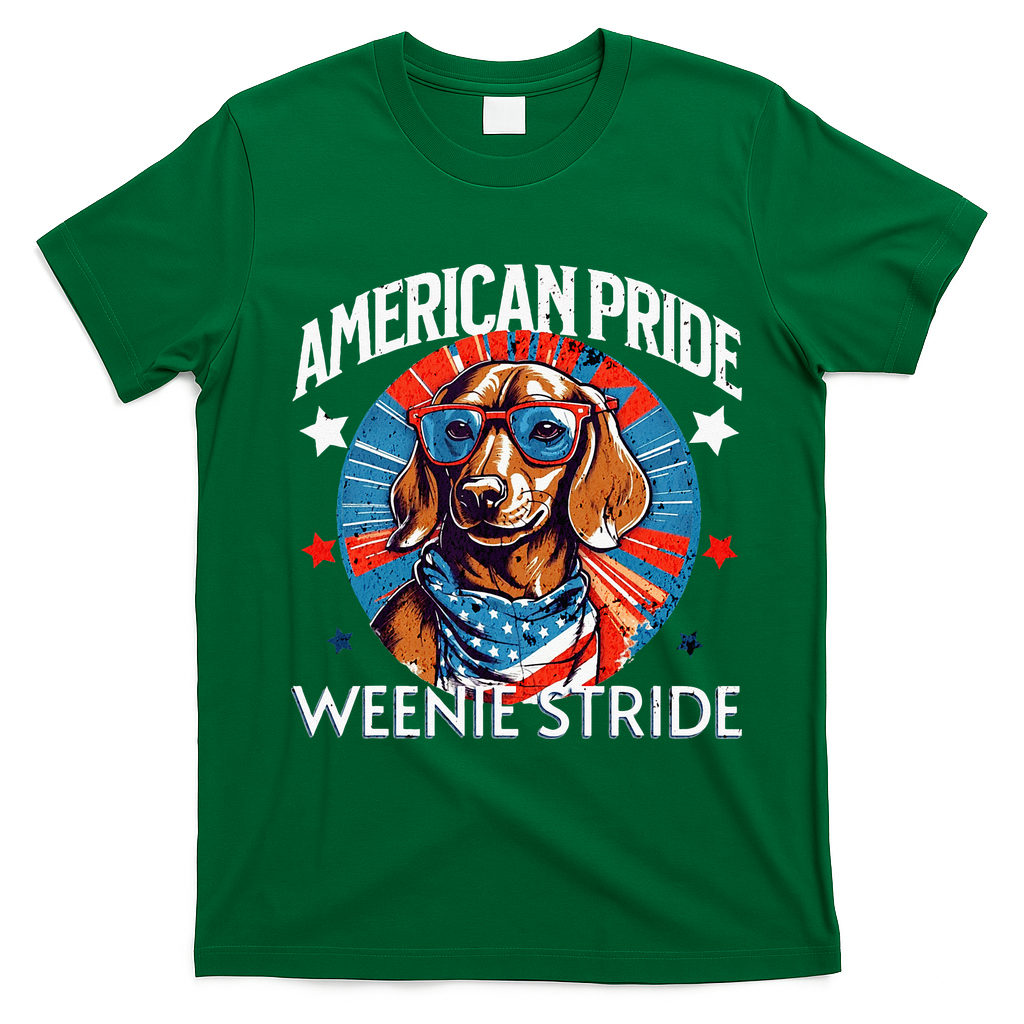 4th of July Funny Dachsund Weiner Dog Weenie USA America product image 3