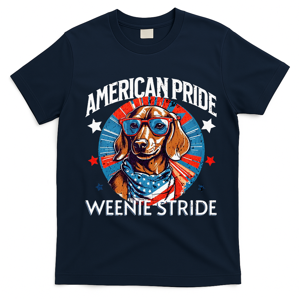 4th of July Funny Dachsund Weiner Dog Weenie USA America product image 2
