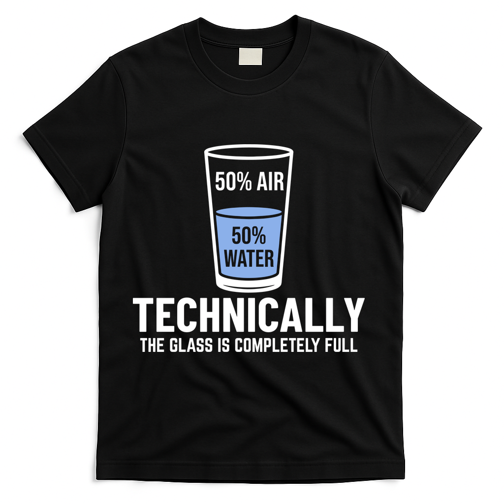 50% Air 50% Water Technically The Glass Is Completely Full product image 1