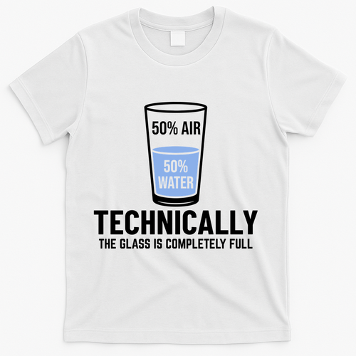 50% Air 50% Water Technically The Glass Is Completely Full product image 2