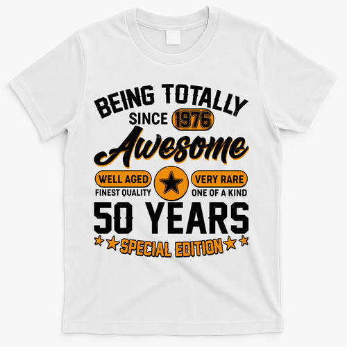 50th Birthday Being Totally Awesome Since 1976 Special product image 2