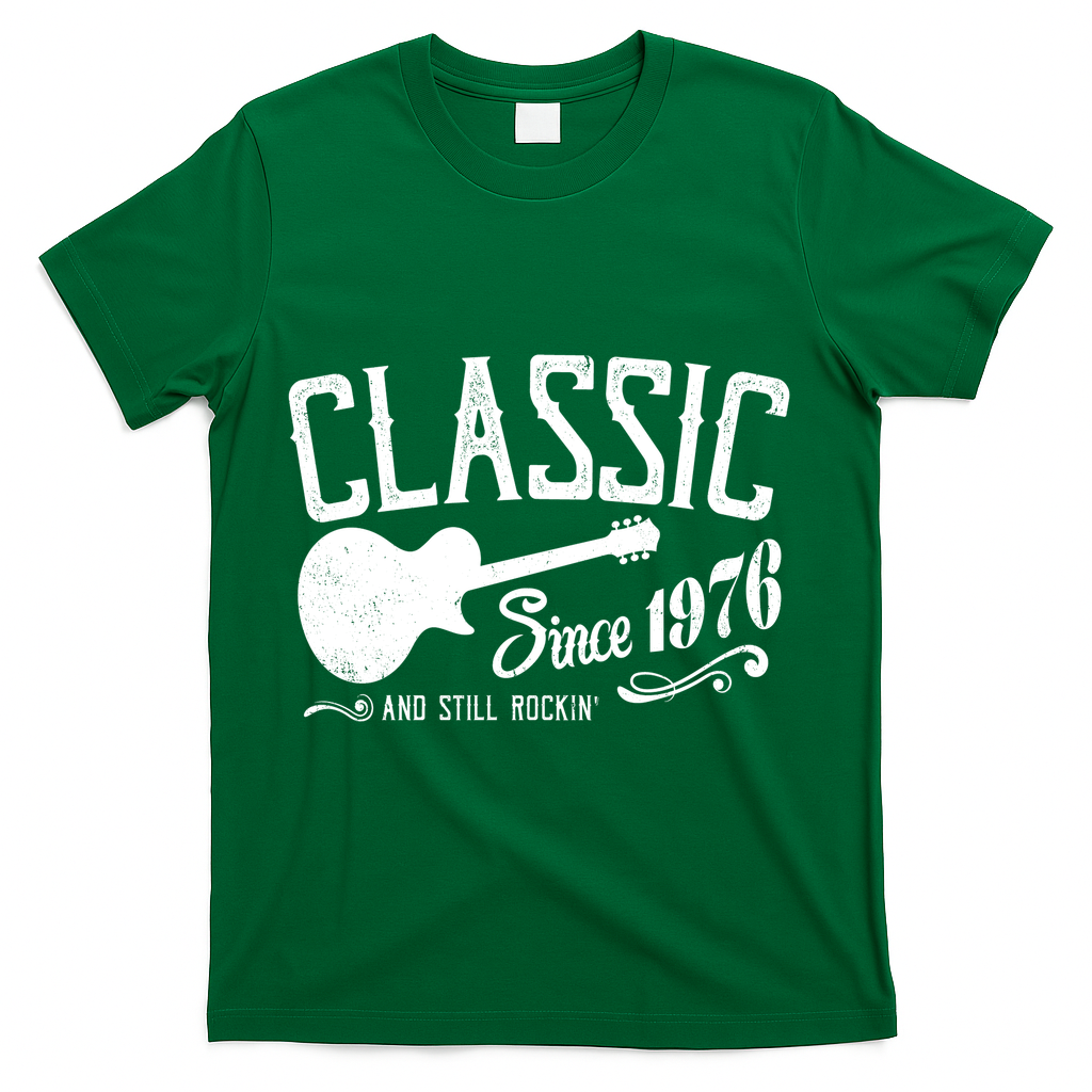50th Birthday Classic Guitar Since 1976 And Still Rockin product image 4