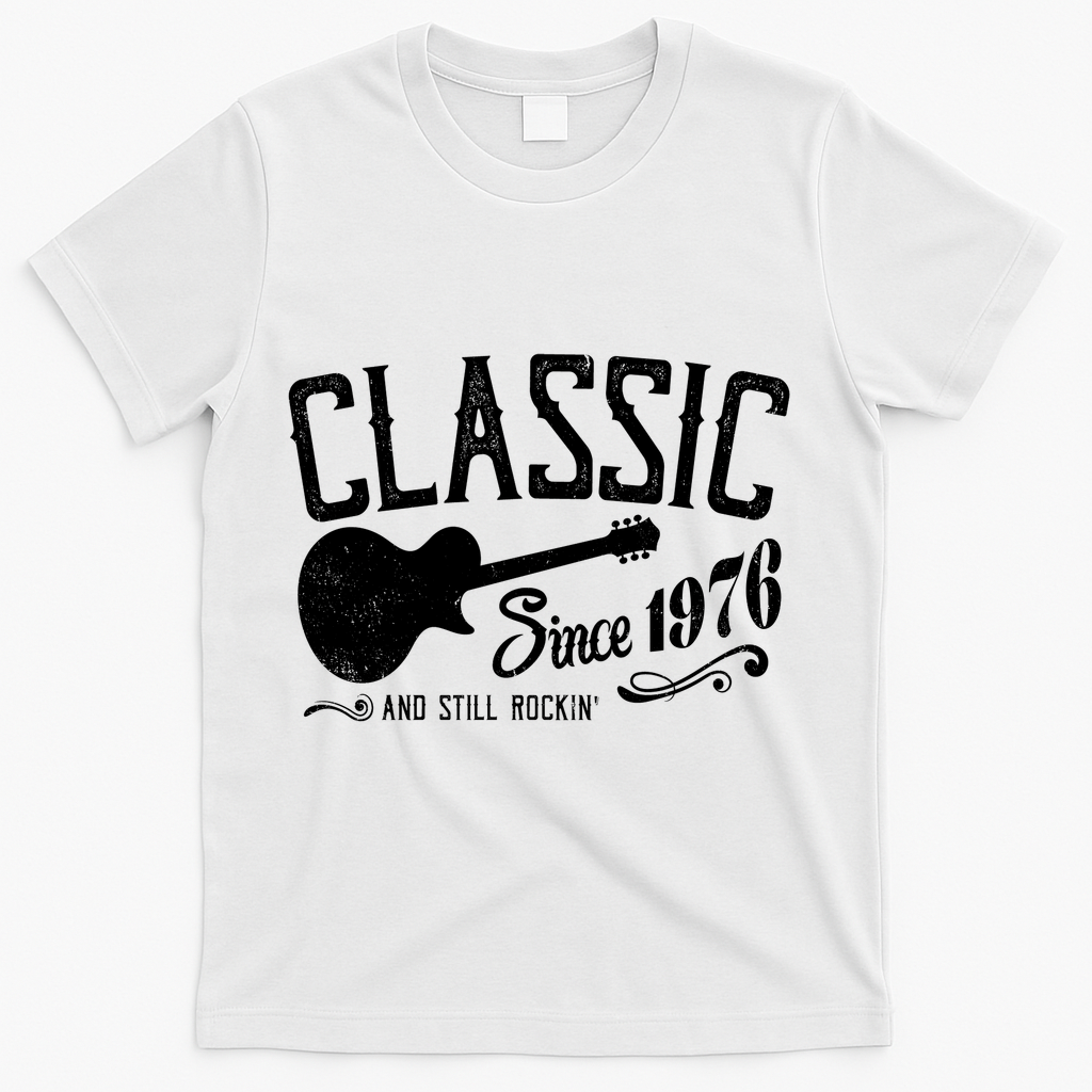 50th Birthday Classic Guitar Since 1976 And Still Rockin product image 2