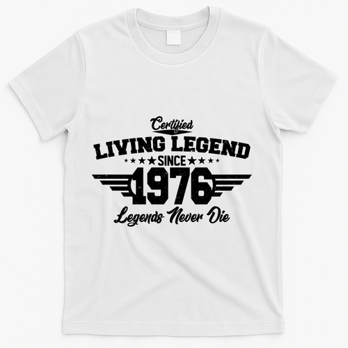 50th Birthday Certified Living Legend Since 1976 Legends product image 2