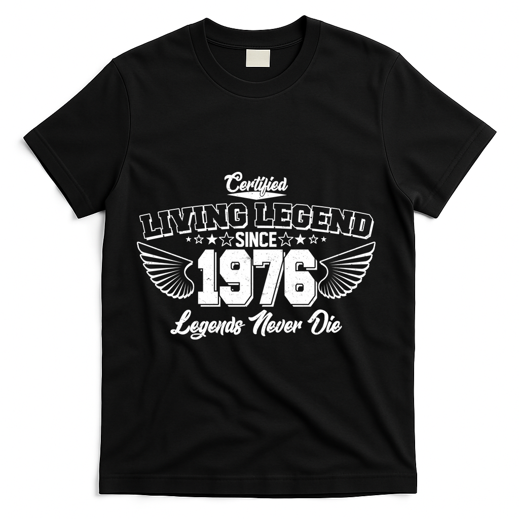 50th Birthday Certified Living Legend Since 1976 Legends product image 1
