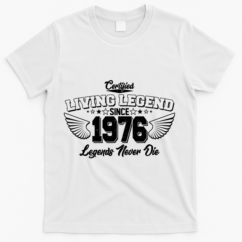 50th Birthday Certified Living Legend Since 1976 Legends product image 2