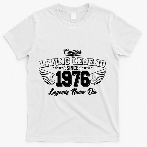 50th Birthday Certified Living Legend Since 1976 Legends product image 2