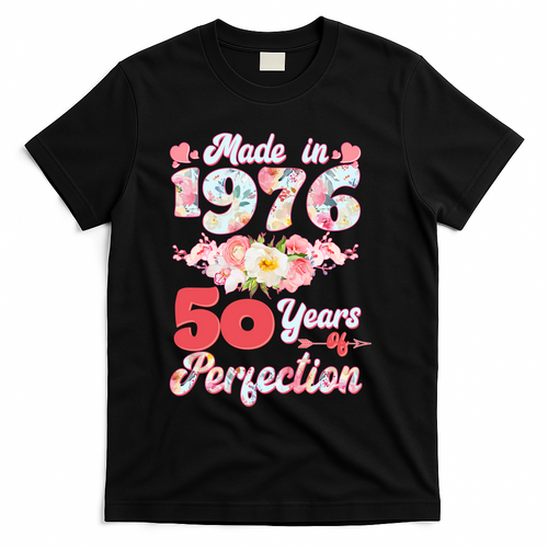 50th Birthday Floral Made In 1976 50 Years Of Perfection product image 1