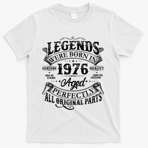50th Birthday Legends Were Born In 1976 Age Perfectly product image 2