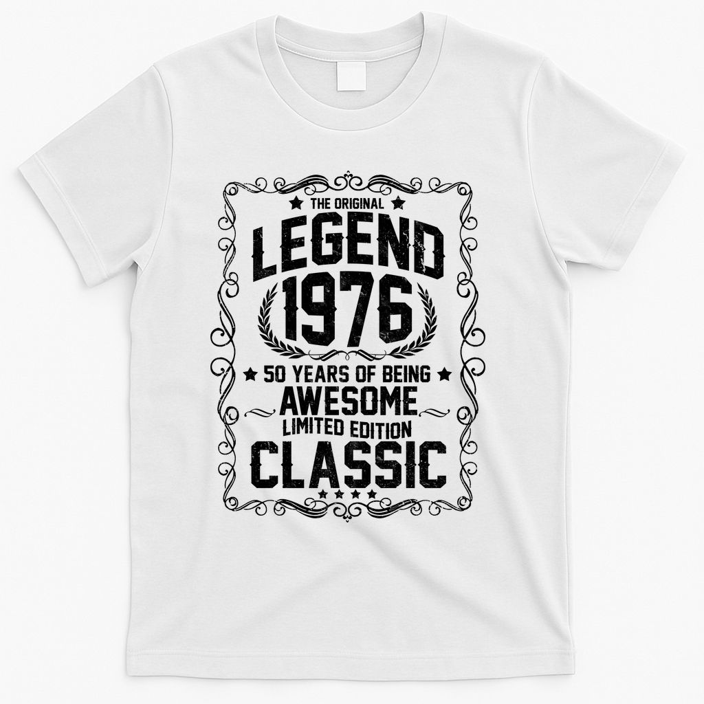 50th Birthday The Original Legend 1976 Awesome Classic product image 2