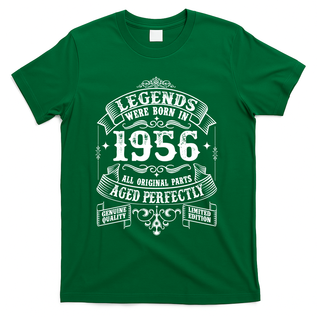 70th Birthday Vintage Scroll Border Legends Were Born Age product image 4