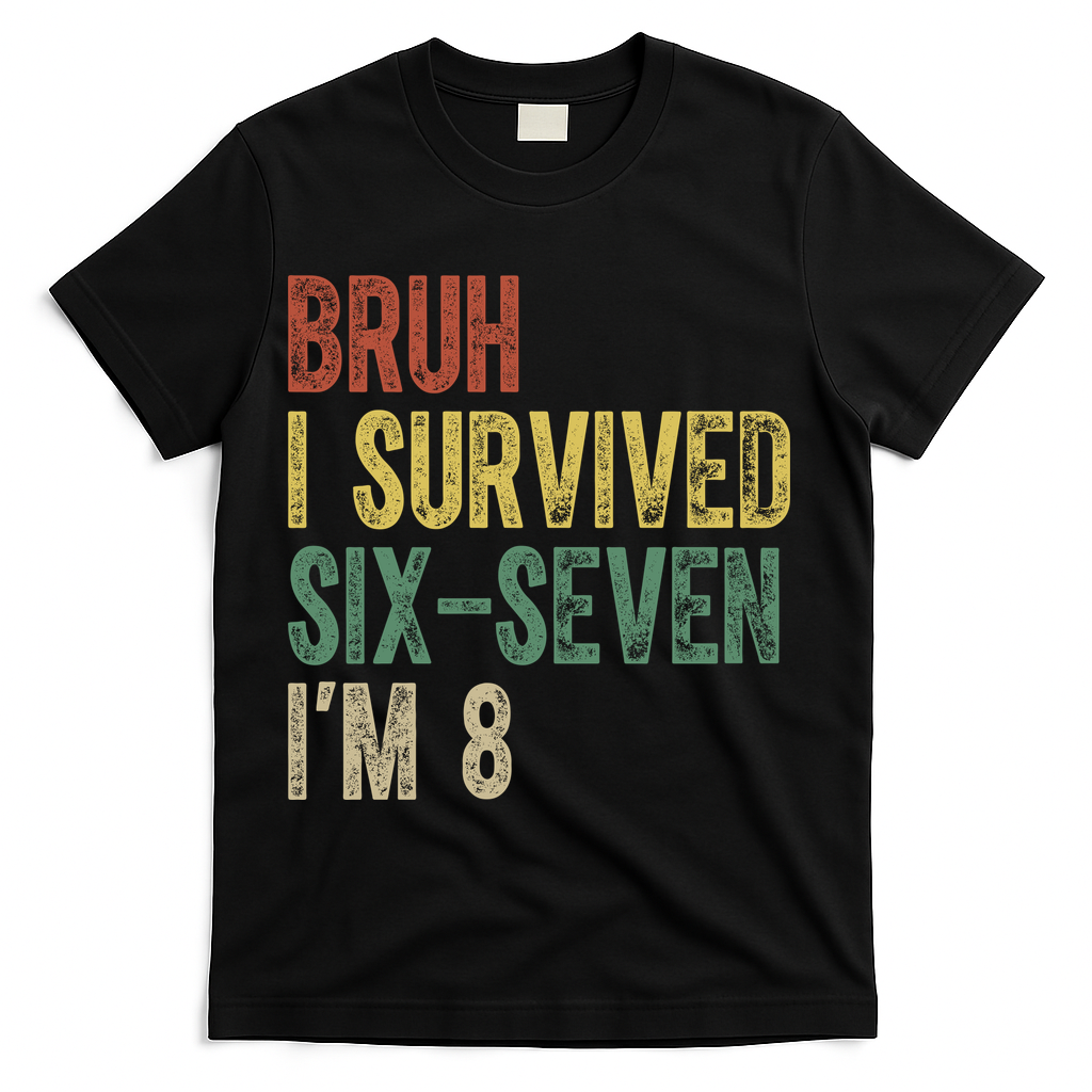8th Birthday Outfit I`m 8 Year Old Six Seven Bruh 6-7 product image 2
