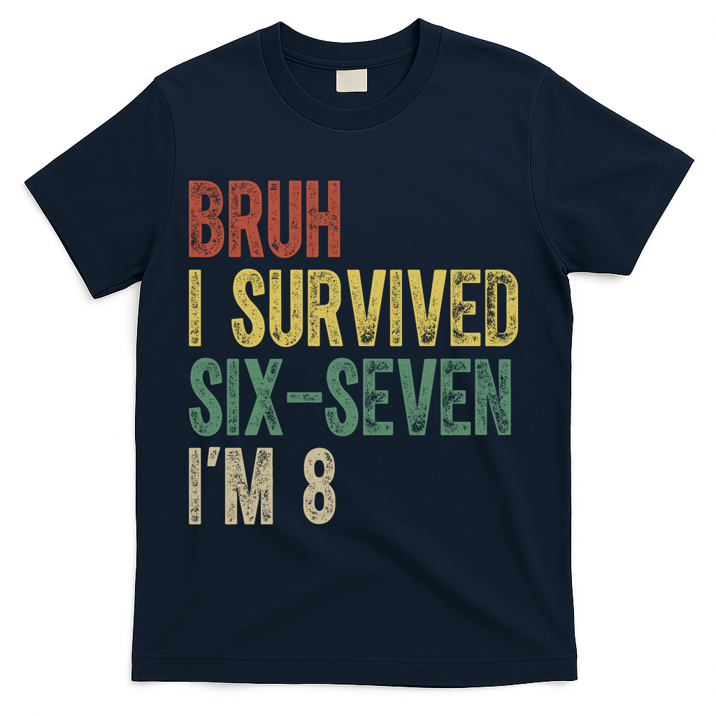 8th Birthday Outfit I`m 8 Year Old Six Seven Bruh 6-7 product image 3