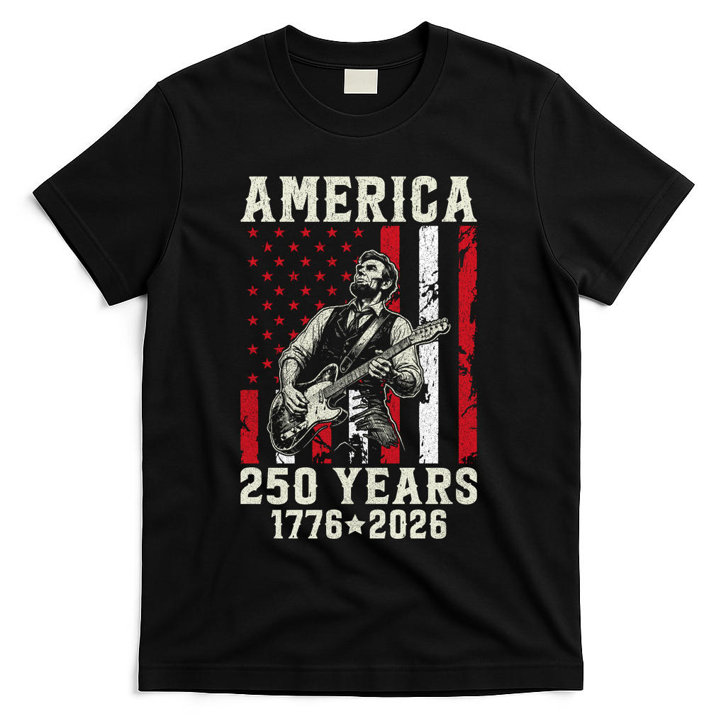 Abraham Lincoln Abe Playing Guitar 250 Years 1776-2026 product image 2