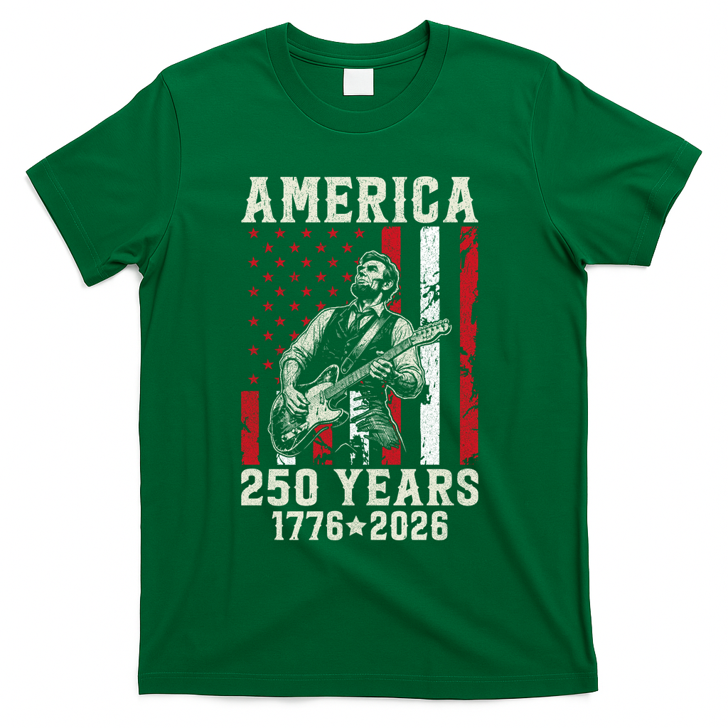Abraham Lincoln Abe Playing Guitar 250 Years 1776-2026 product image 4