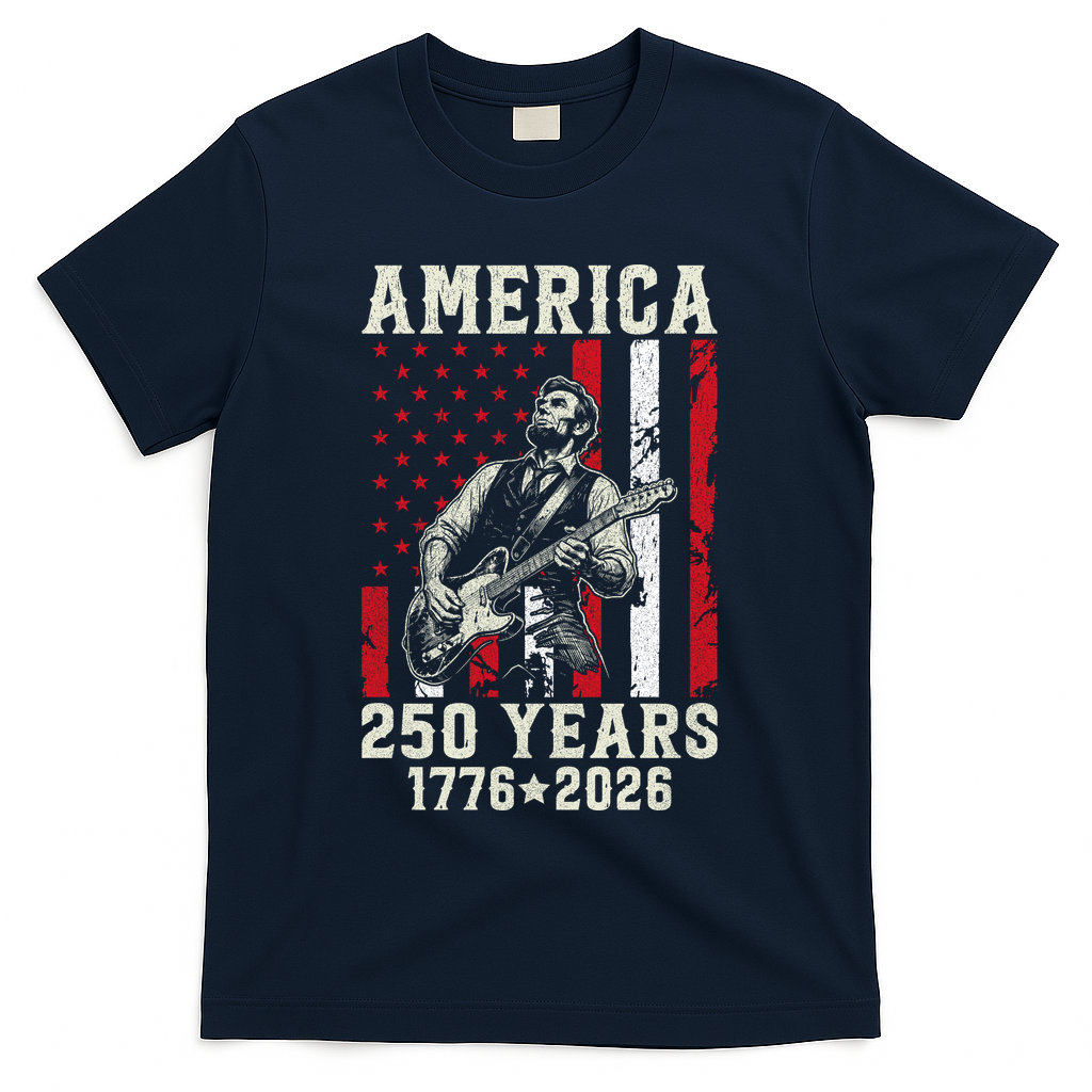 Abraham Lincoln Abe Playing Guitar 250 Years 1776-2026 product image 3