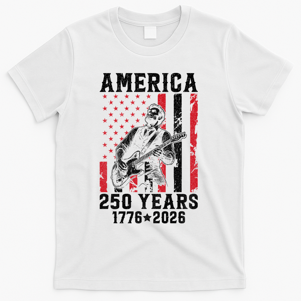 Abraham Lincoln Abe Playing Guitar 250 Years 1776-2026 product image 1