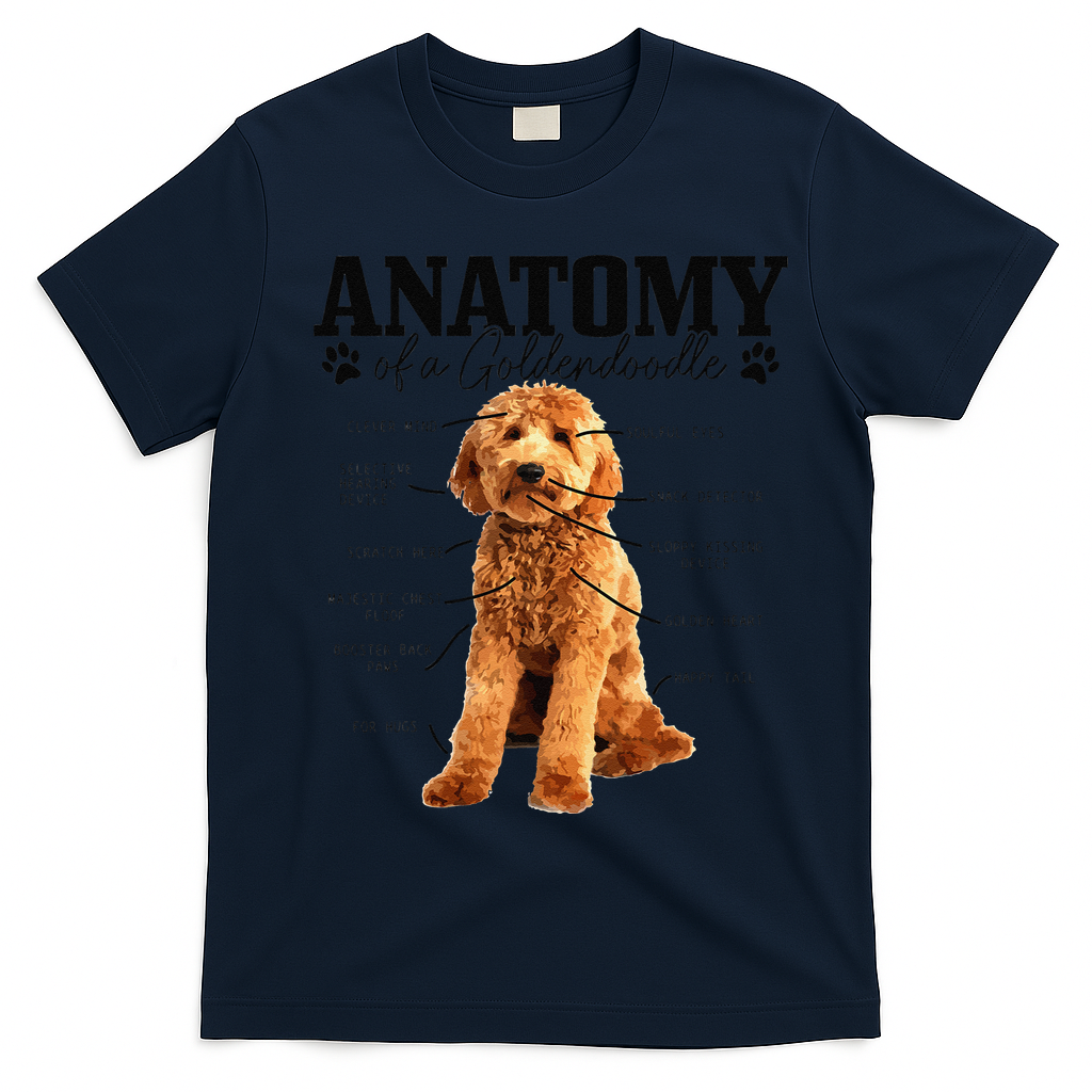 Anatomy Of A Goldendoodle Funny Cute Dog Doodle Mom Dad product image 2