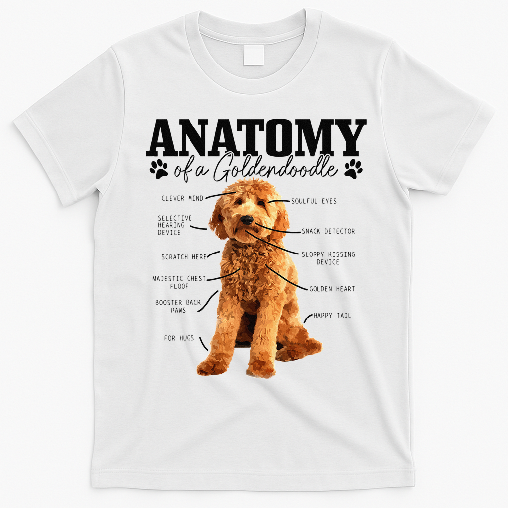 Anatomy Of A Goldendoodle Funny Cute Dog Doodle Mom Dad product image 4