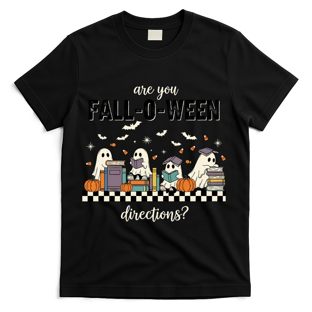 Are You Fallo Ween Directions Reading Ghost Halloween product image 1
