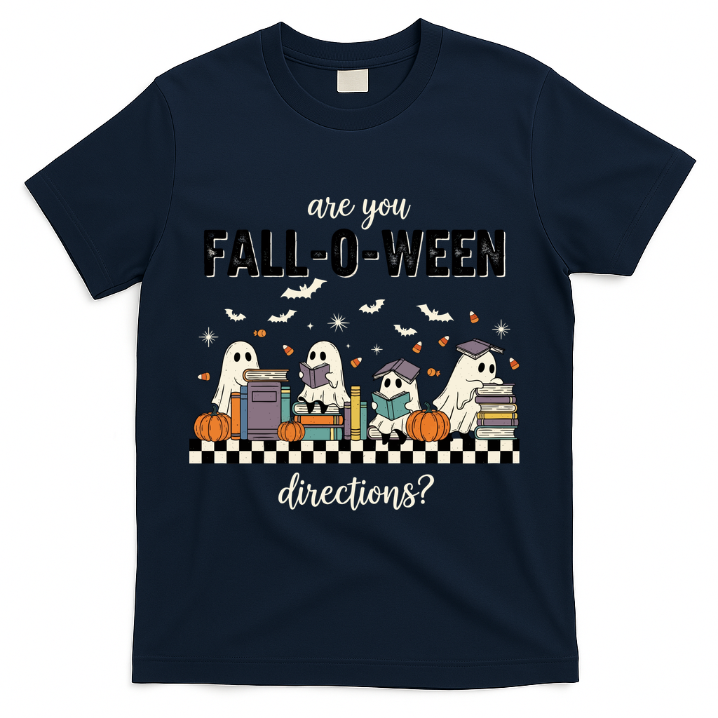 Are You Fallo Ween Directions Reading Ghost Halloween product image 3