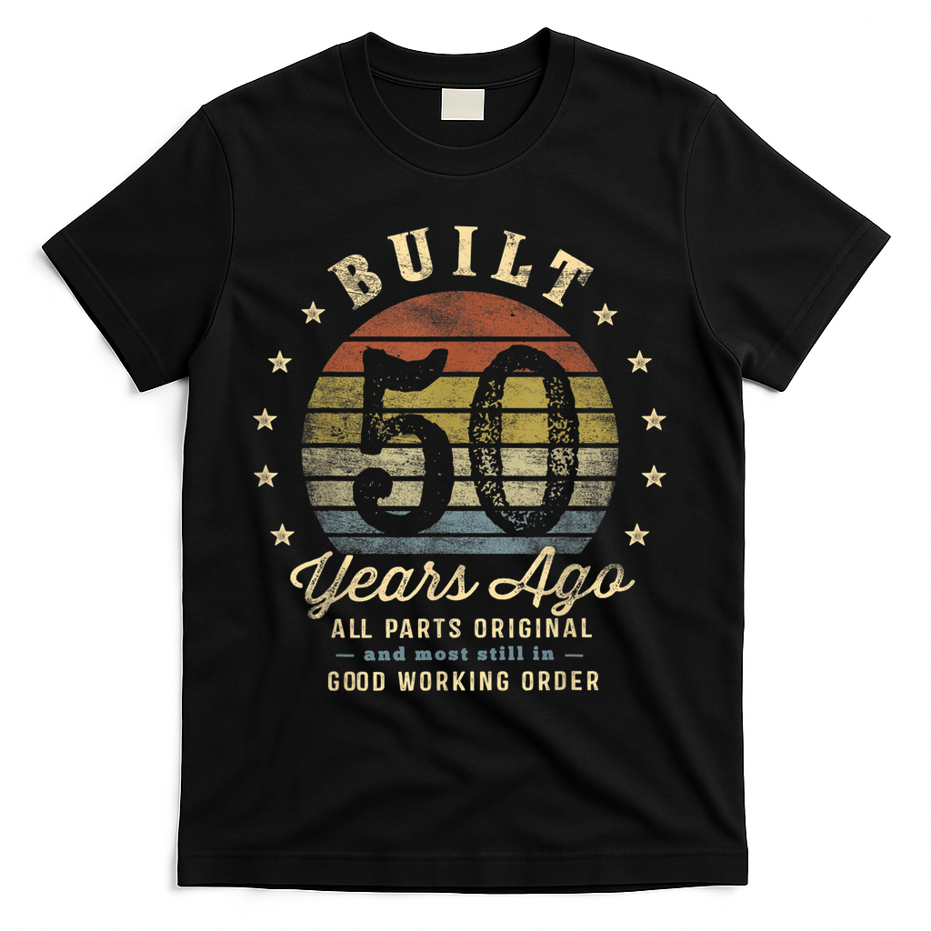Built 50 Years Ago - All Parts Original Gifts 50th Birthday product image 1