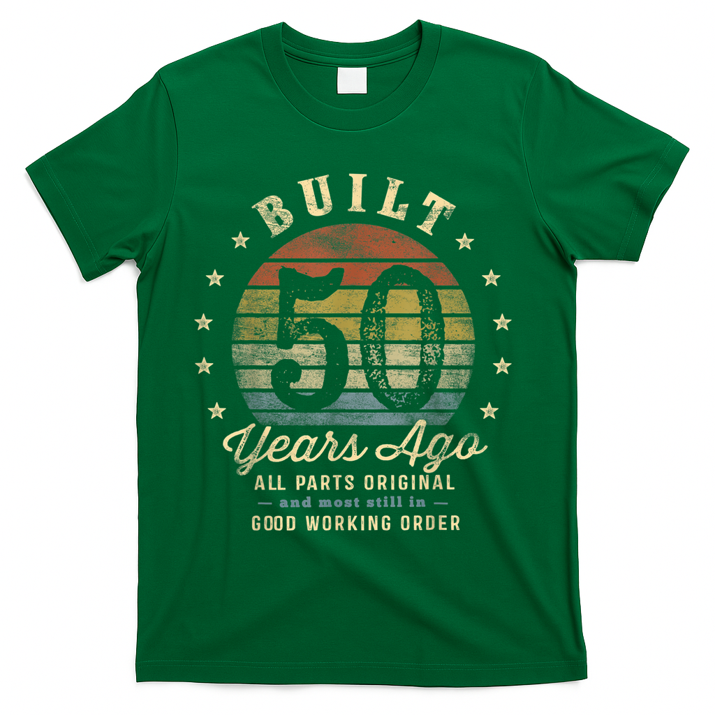 Built 50 Years Ago - All Parts Original Gifts 50th Birthday product image 4