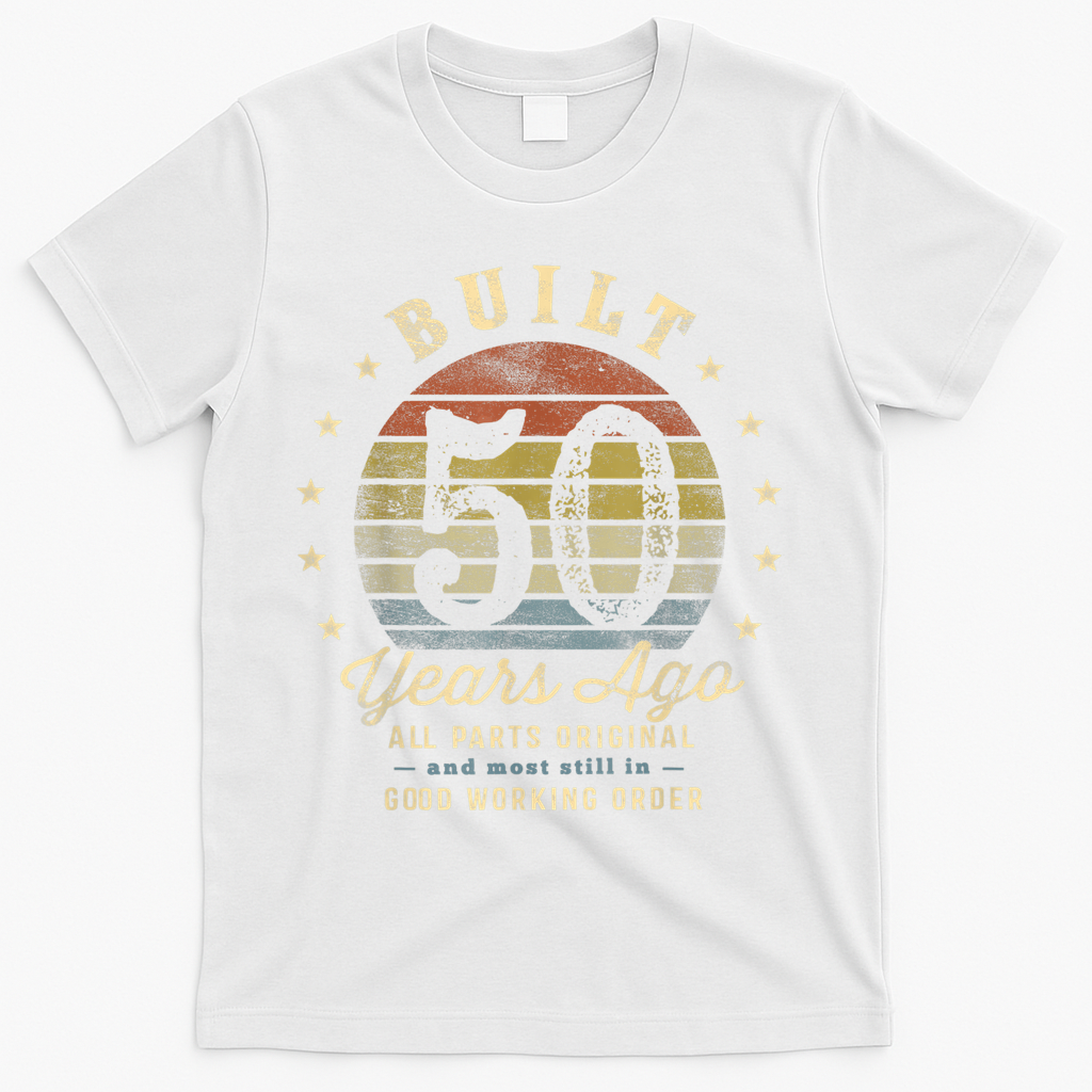 Built 50 Years Ago - All Parts Original Gifts 50th Birthday product image 2
