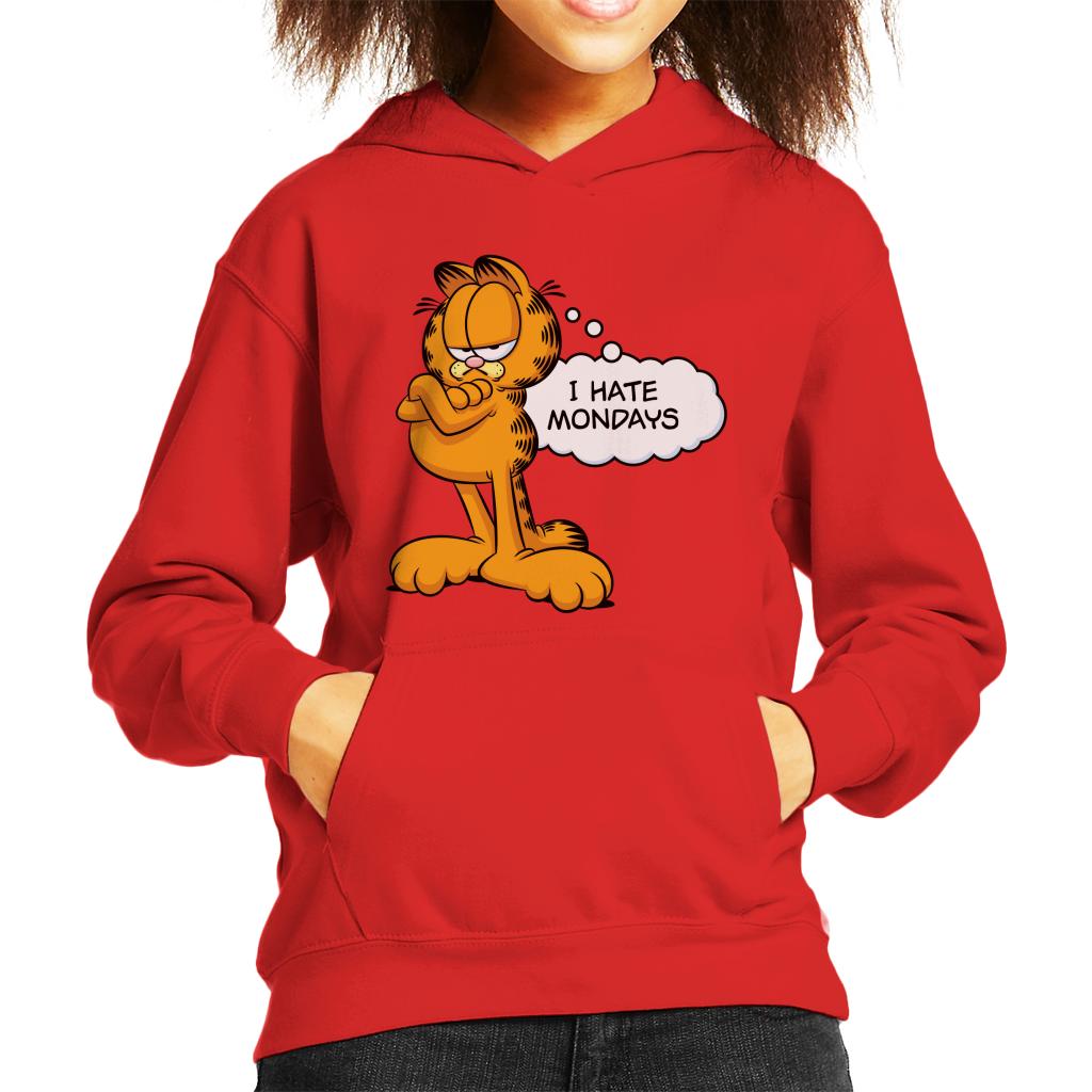 Garfield I Hate Mondays Kid's Hooded Sweatshirt product image 6