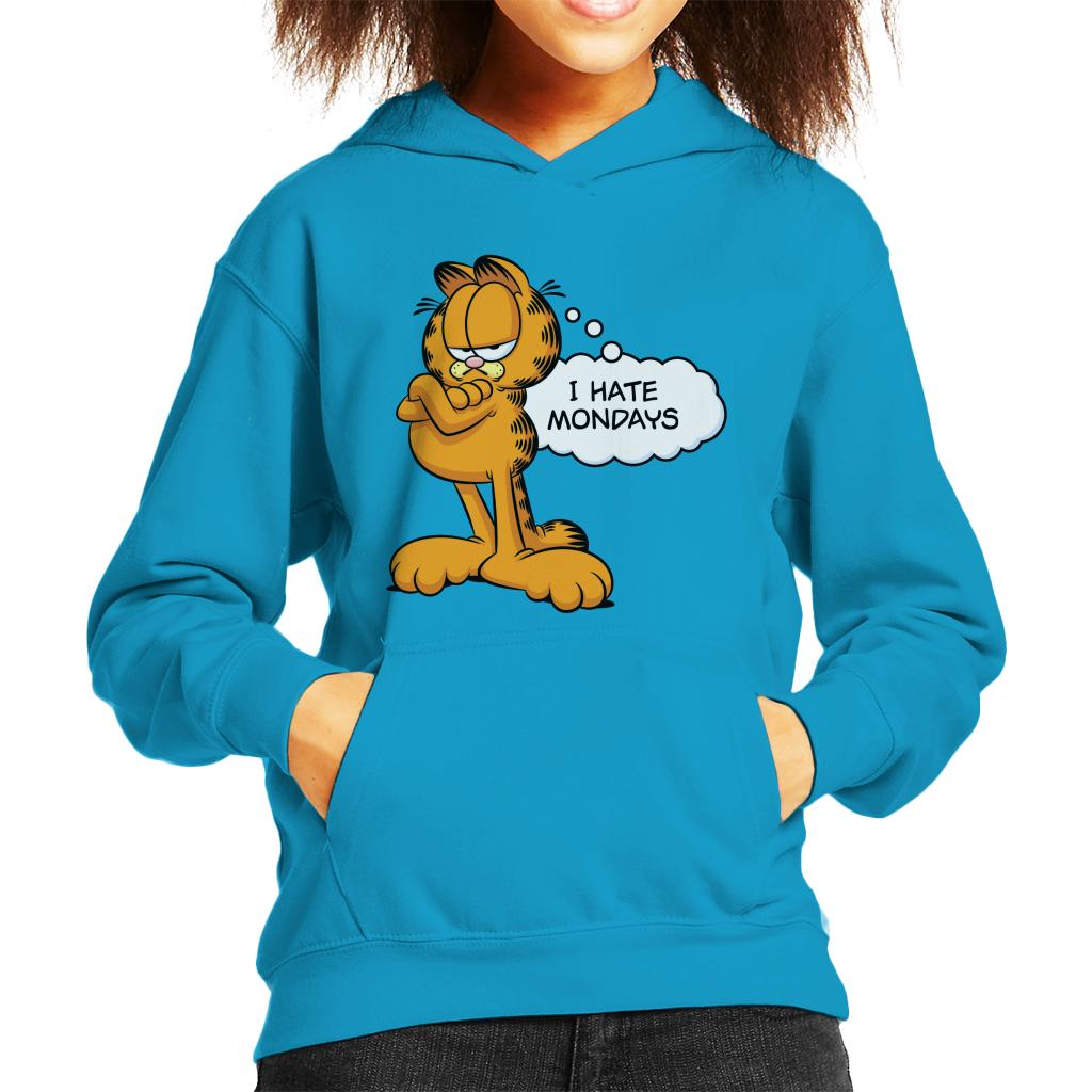 Garfield I Hate Mondays Kid's Hooded Sweatshirt product image 4
