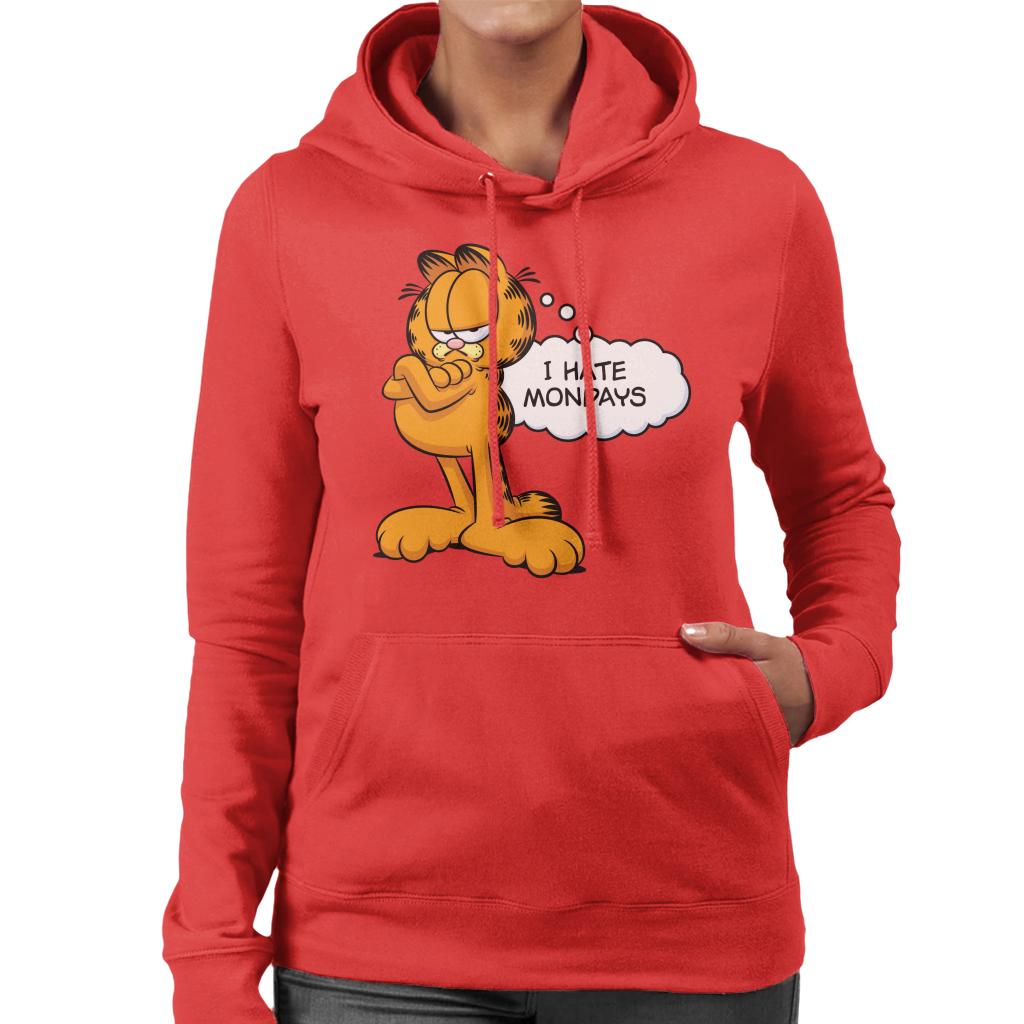 Garfield I Hate Mondays Women's Hooded Sweatshirt product image 6