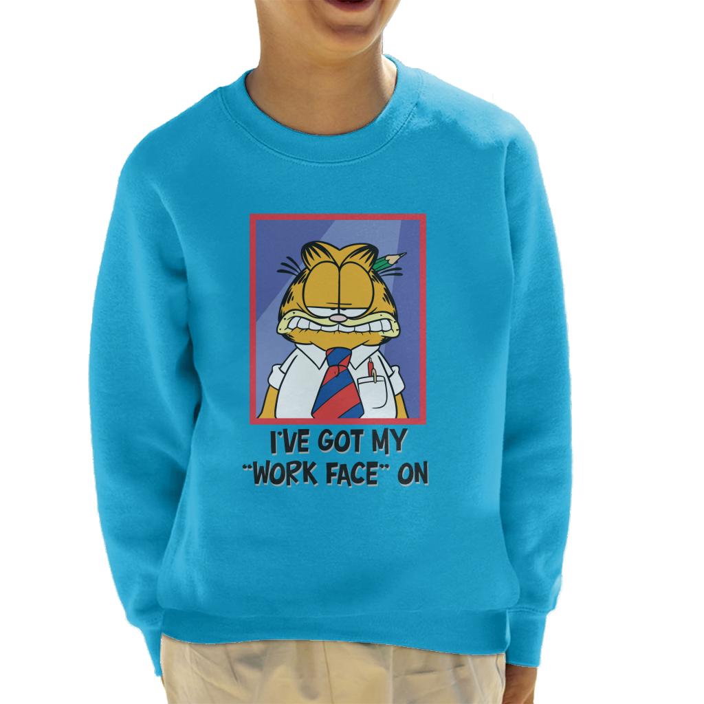 Garfield Got My Work Face On Kid's Sweatshirt product image 4