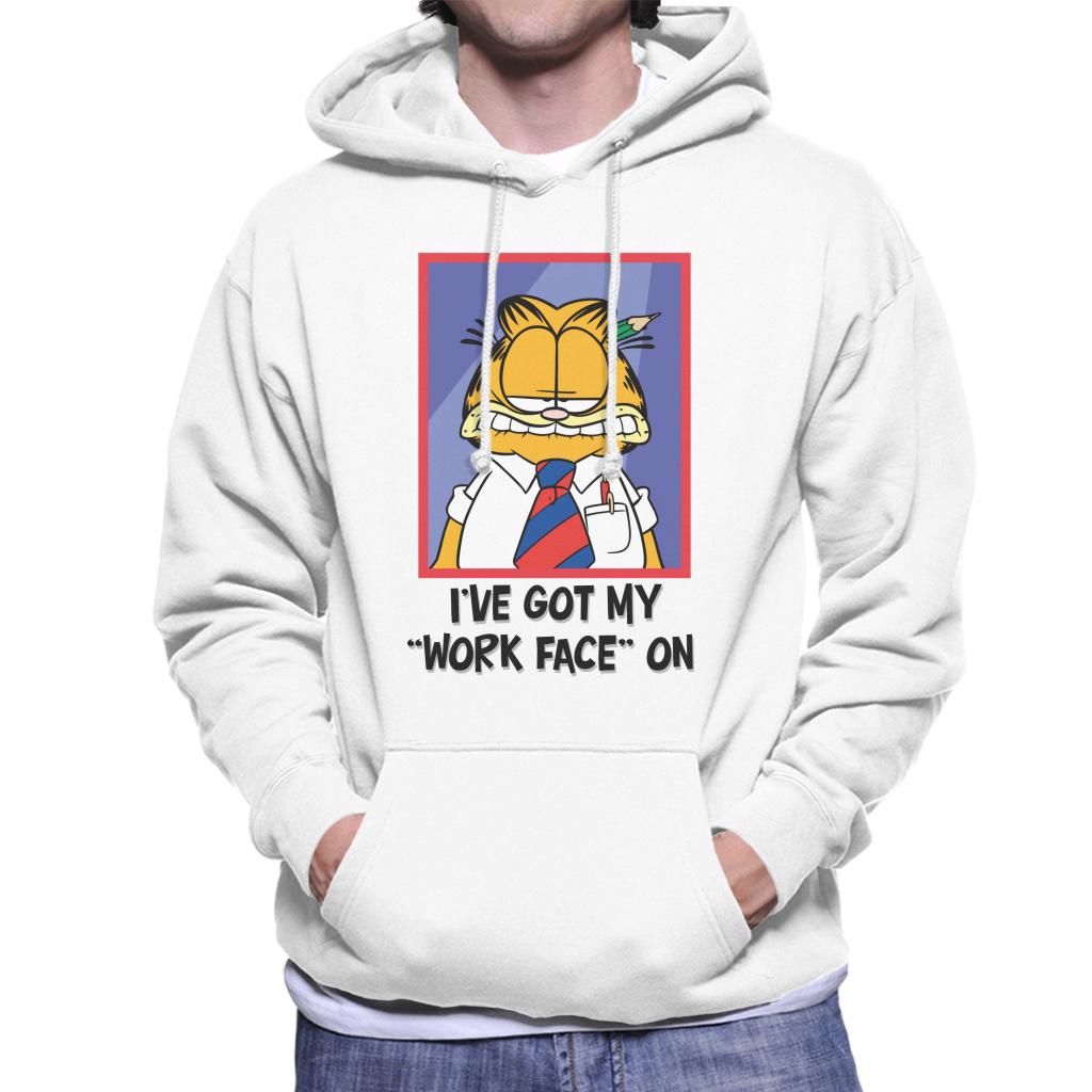 Garfield Got My Work Face On Men's Hooded Sweatshirt product image 4
