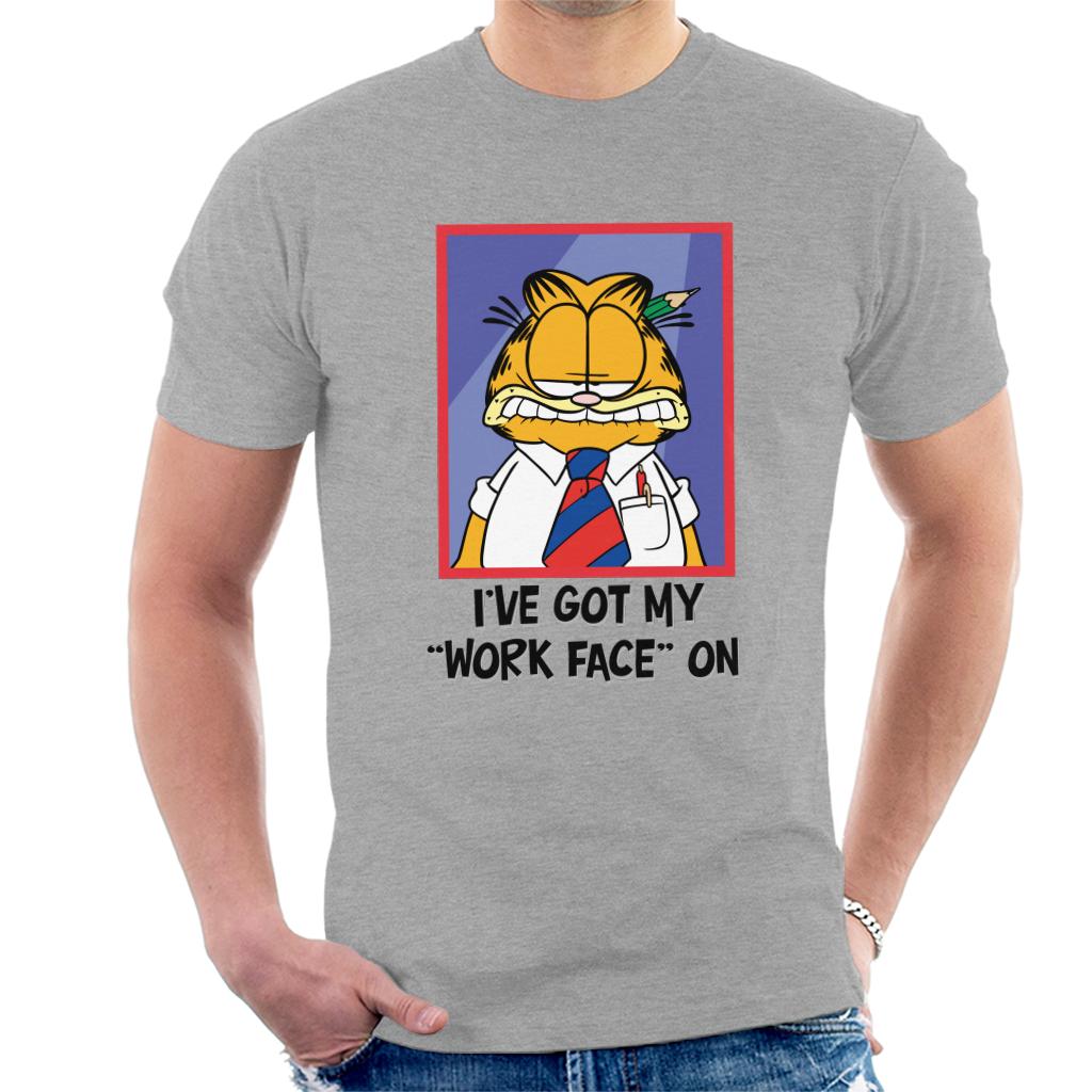 Garfield Got My Work Face On Men's T-Shirt product image 1