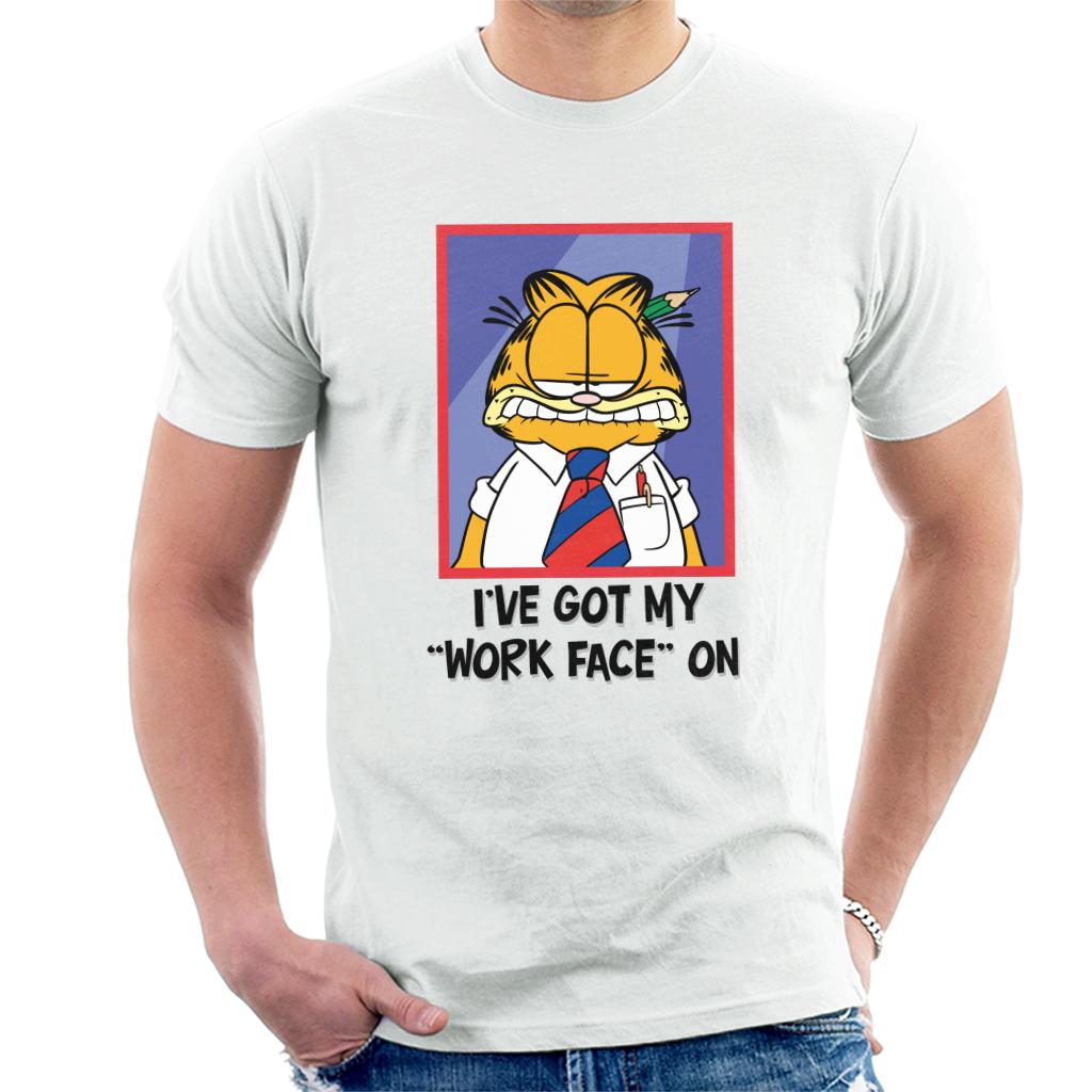 Garfield Got My Work Face On Men's T-Shirt product image 4
