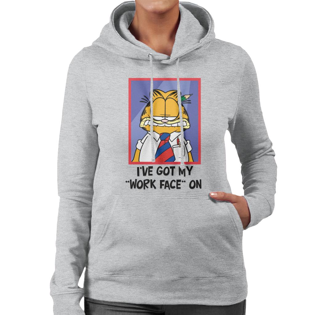 Garfield Got My Work Face On Women's Hooded Sweatshirt product image 1