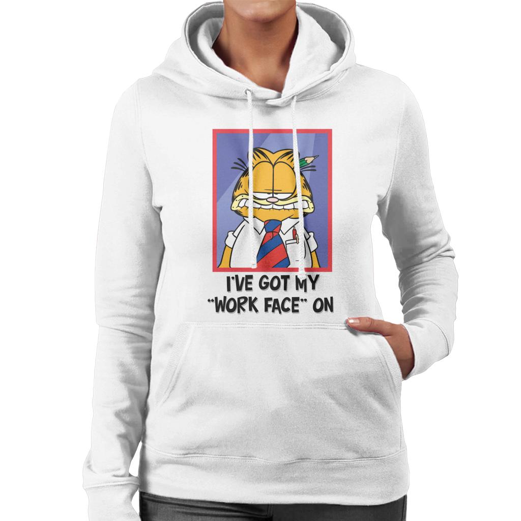 Garfield Got My Work Face On Women's Hooded Sweatshirt product image 4