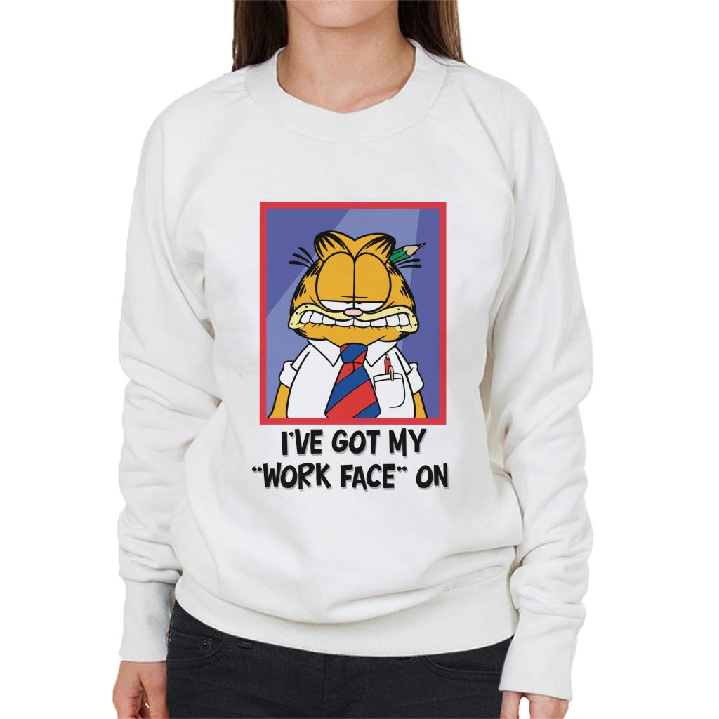 Garfield Got My Work Face On Women's Sweatshirt product image 4