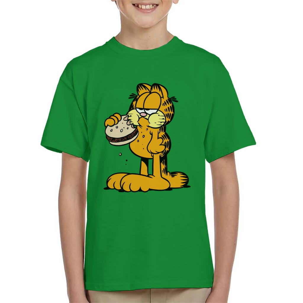 Garfield Eating Burger Kid's T-Shirt product image 4