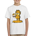 Garfield Eating Burger Kid's T-Shirt product image 1