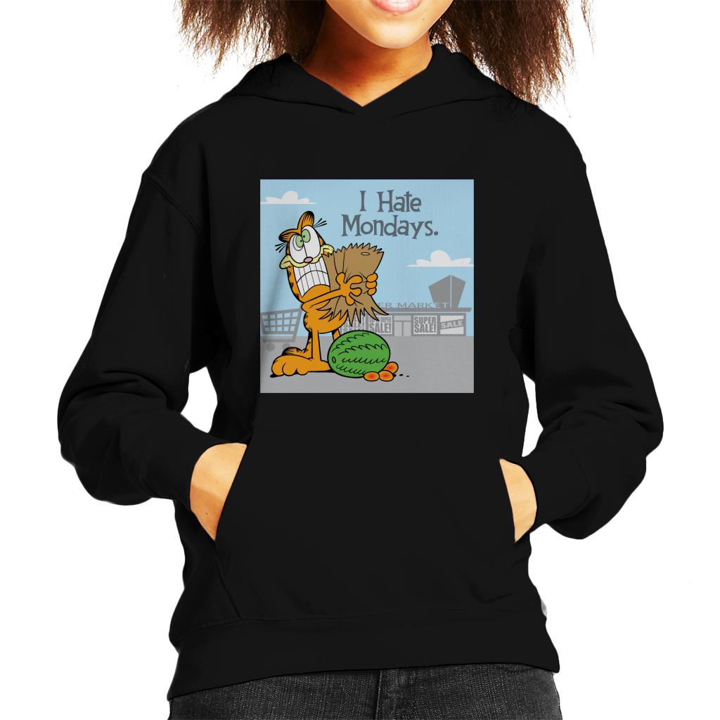 Garfield Grocery Shopping Hate Mondays Kid's Hooded product image 1