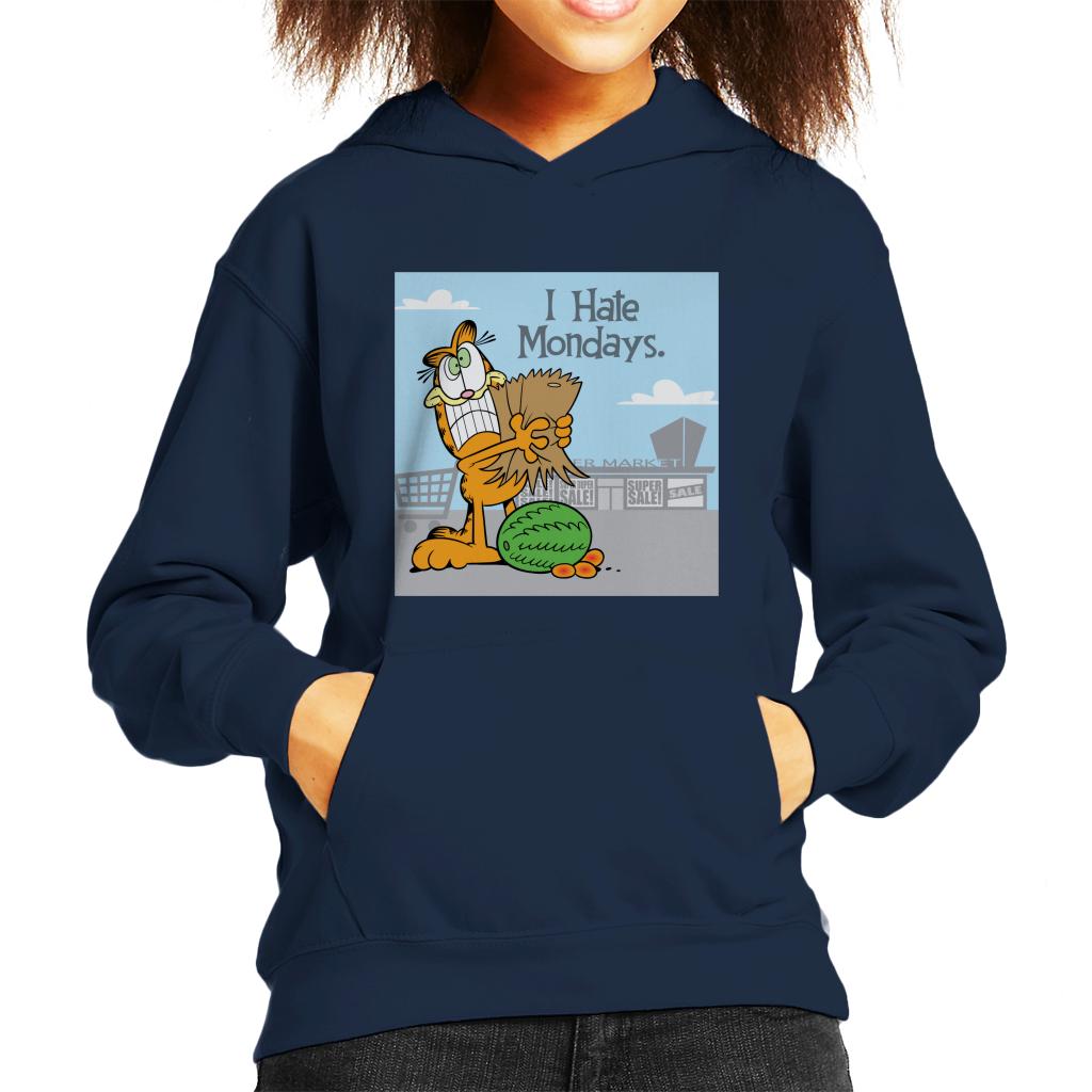 Garfield Grocery Shopping Hate Mondays Kid's Hooded product image 4