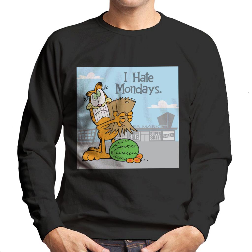 Garfield Grocery Shopping Hate Mondays Men's Sweatshirt product image 1